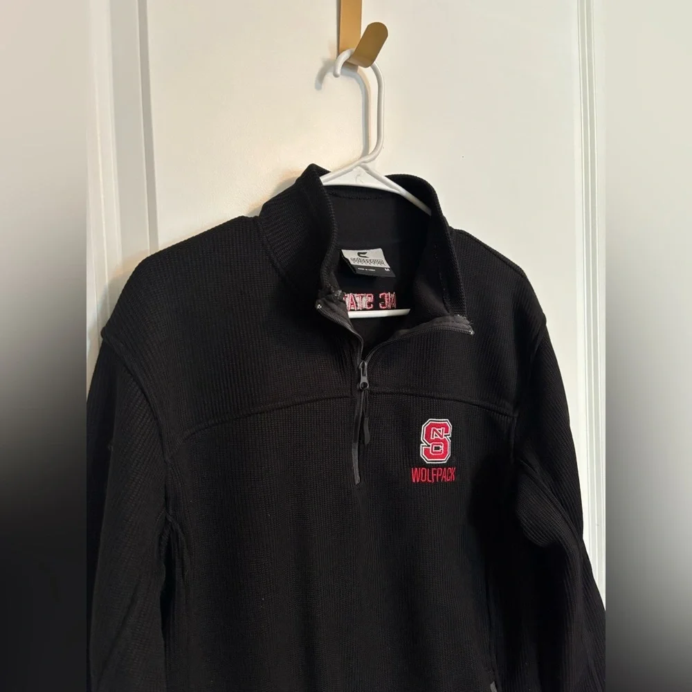 Colosseum | Black Half-Zip Pullover | NC STATE - Picture 3 of 8